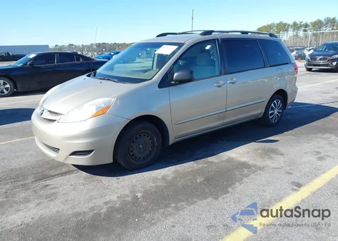 2008 Toyota Sienna Le z USA, uszkodzony, nr VIN 5TDZK23CX8S143954